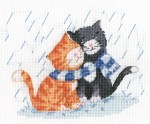 Kitten Cuddles in the rain